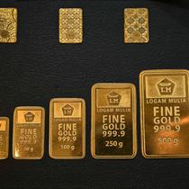 Harga emas Antam hari ini memecahkan rekor sebelumnya atau tertinggi dalam sejarah. (Juni KRISWANTO/AFP)