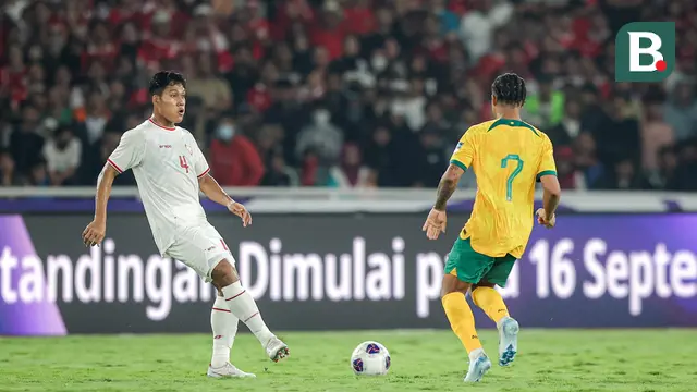 Foto: Debut Wahyu Prasetyo Bersama Timnas Indonesia, Bantu Imbangi Australia di Kualifikasi Piala Dunia 2026