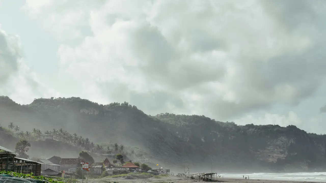 Ilustrasi pantai Parangtritis