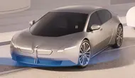 BMW tanpa sengaja menampilkan sedan listrik misterius dengan desain sporty di situs resminya (Arenaev)