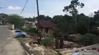 Korban tanah longsor di Kelurahan Karang Joang Balikpapan Kaltim.