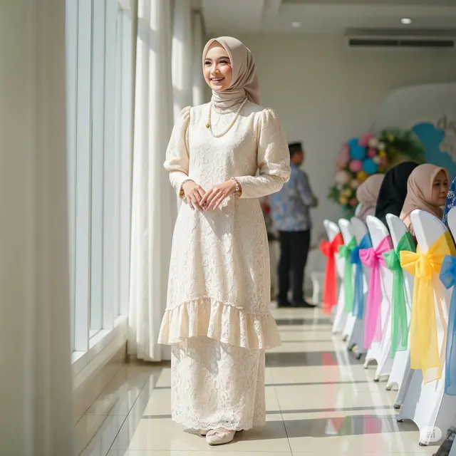 Baju Brokat Pesta Elegan 2025. Foto: Gemini