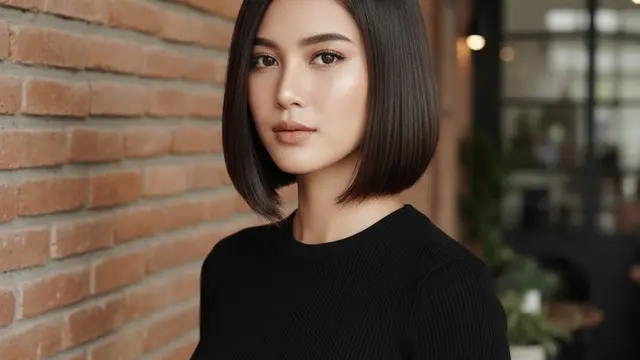 Rambut Pendek Wanita Kurus