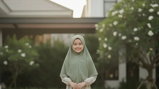 Gamis Motif Etnik Modern (Anak Perempuan)