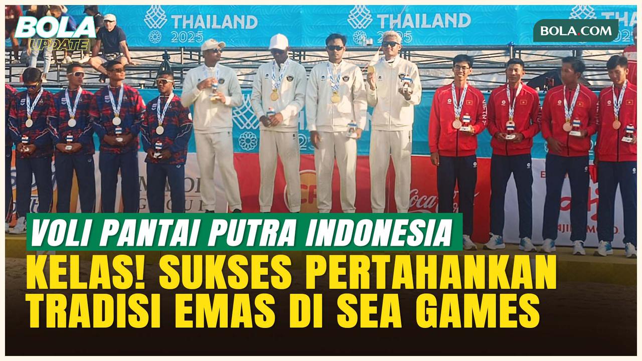 Tumbangkan Tuan Rumah, Timnas Voli Pantai Putra Indonesia Sukses Pertahankan Tradisi Medali Emas SEA Games!