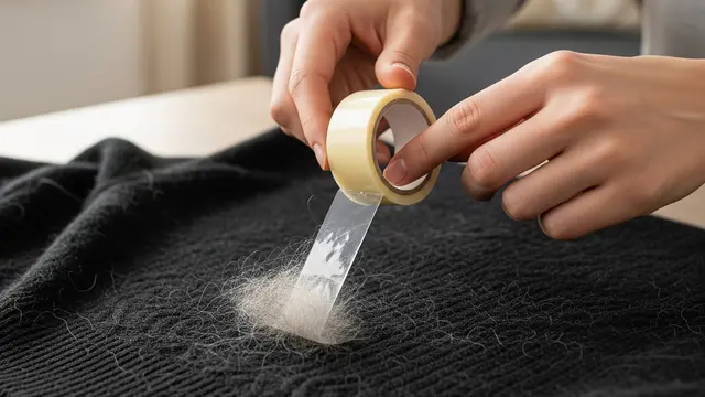 Cara Menghilangkan Bulu Hewan di Baju Tanpa Lint Roller.