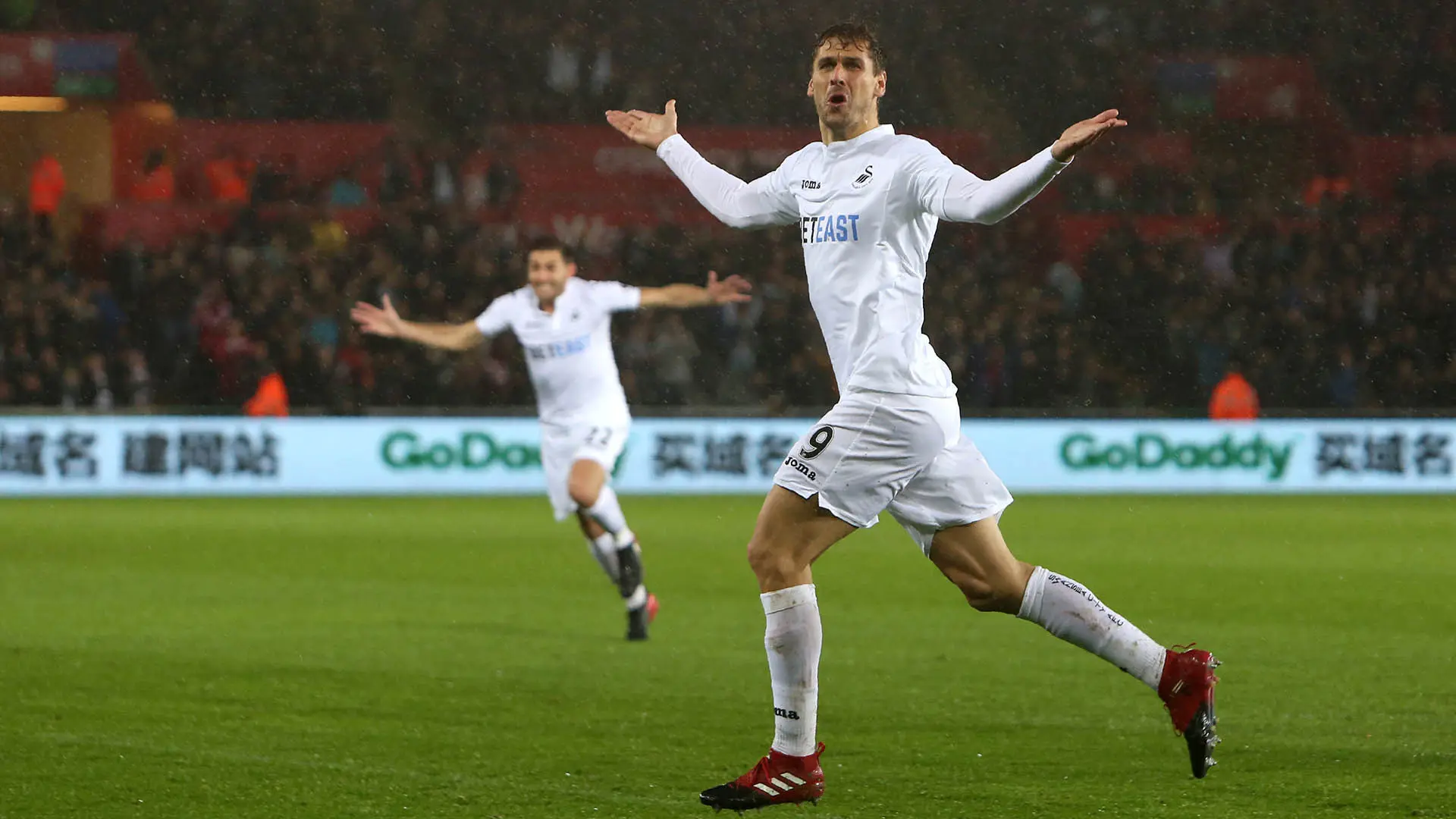 Selebrasi Fernando Llorente (AP)