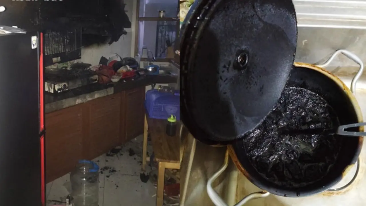 Potret Keadaan Dapur Saat Diambil Alih Bapak-bapak, Bak Medan Pertempuran