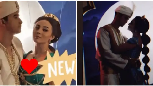 6 Pemotretan Ali Syakieb dan Margin Wieheerm, Bertema Aladdin dan Jasmine