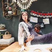 Nadine Chandrawinata hamil anak pertama. (Sumber: Instagram/nadinelist)