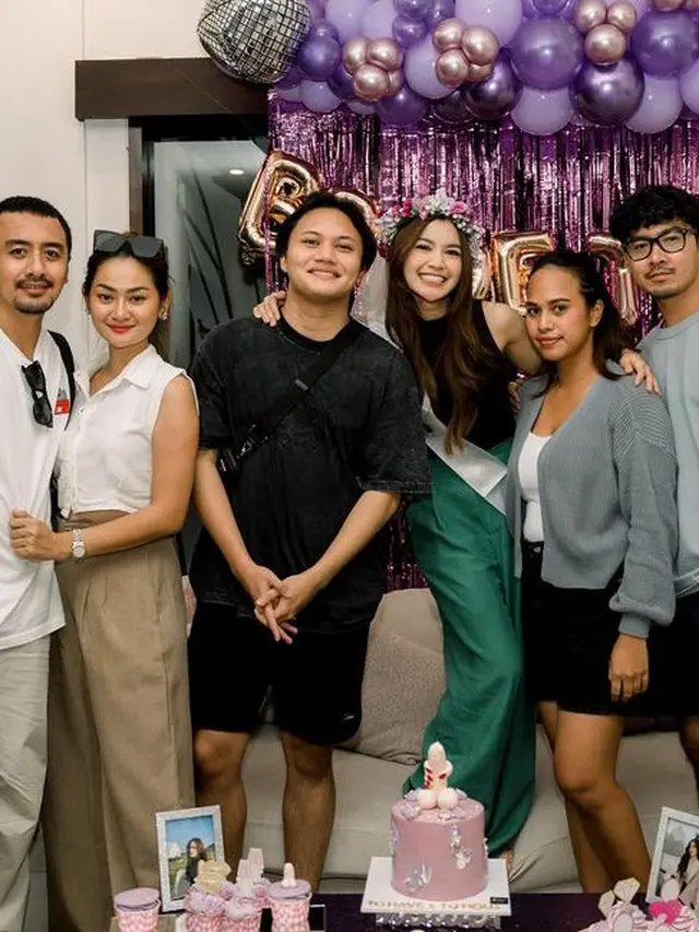 Tampilan Mahalini  saat Bridal Shower. [@nindypricilia]