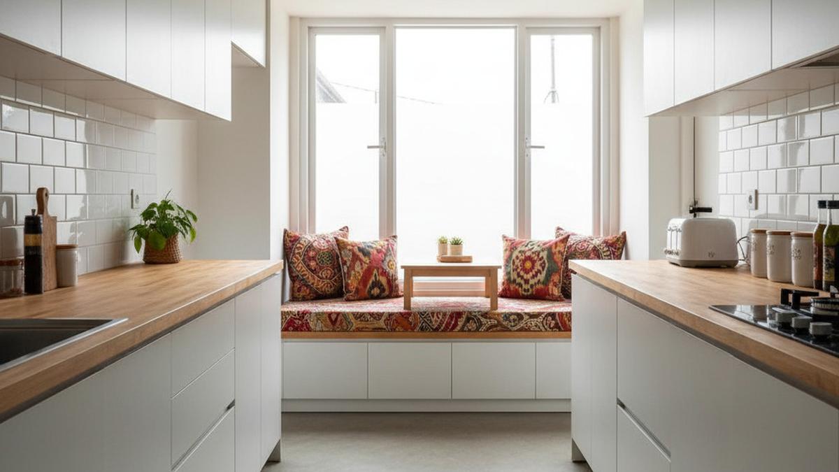 8 Desain Dapur Gabung Ruang Makan Dengan Furnitur Multifungsi, Dapur Jadi Mewah