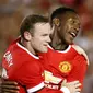 Wayne Rooney dan Danny Welbeck (Reuters/Lucy Nicholson)