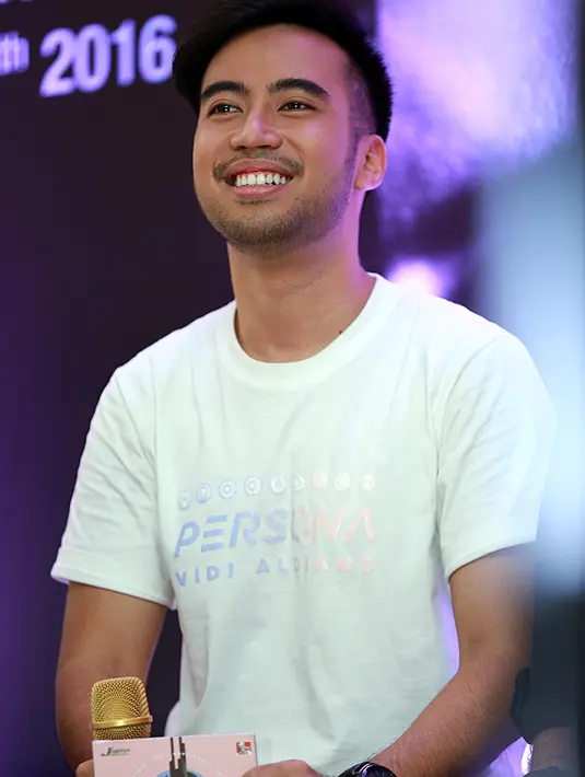 "Jadi hari ini merupakan hari launching-nya program saya sama Puyo, dimana selama ramadan kami ingin mengumpulkan sejumlah donasi yang nantinya setelah lebaran akan kami salurkan," ucap Vidi saat konferensi pers, Rabu (24/5). (Deki Prayoga/Bintang.com)