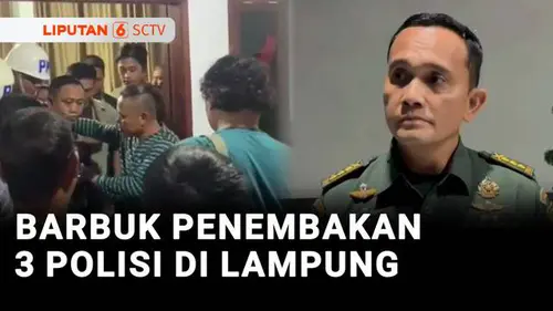 VIDEO: Senpi Diduga Dipakai Anggota TNI Tembak 3 Polisi Lampung Ditemukan