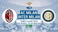 Serie A_AC Milan Vs Inter Milan (Bola.com/Adreanus Titus)