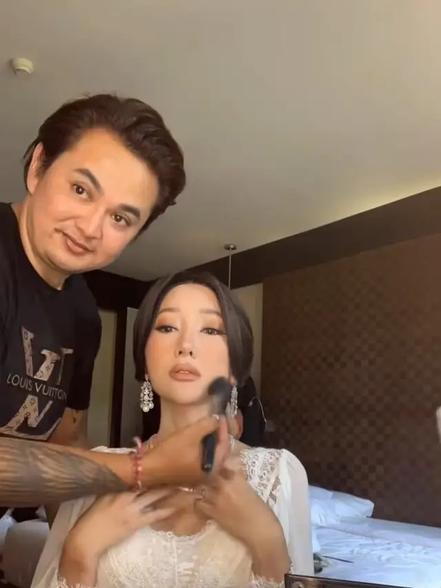 Detail Makeup Lucinta Luna Saat Tunangan