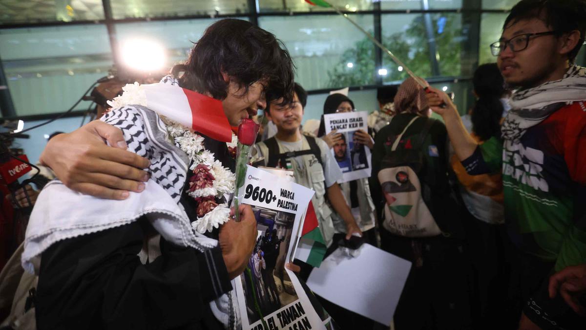9 WNI yang Sempat Ditahan Israel Tiba di Bandara Soekarno-Hatta
