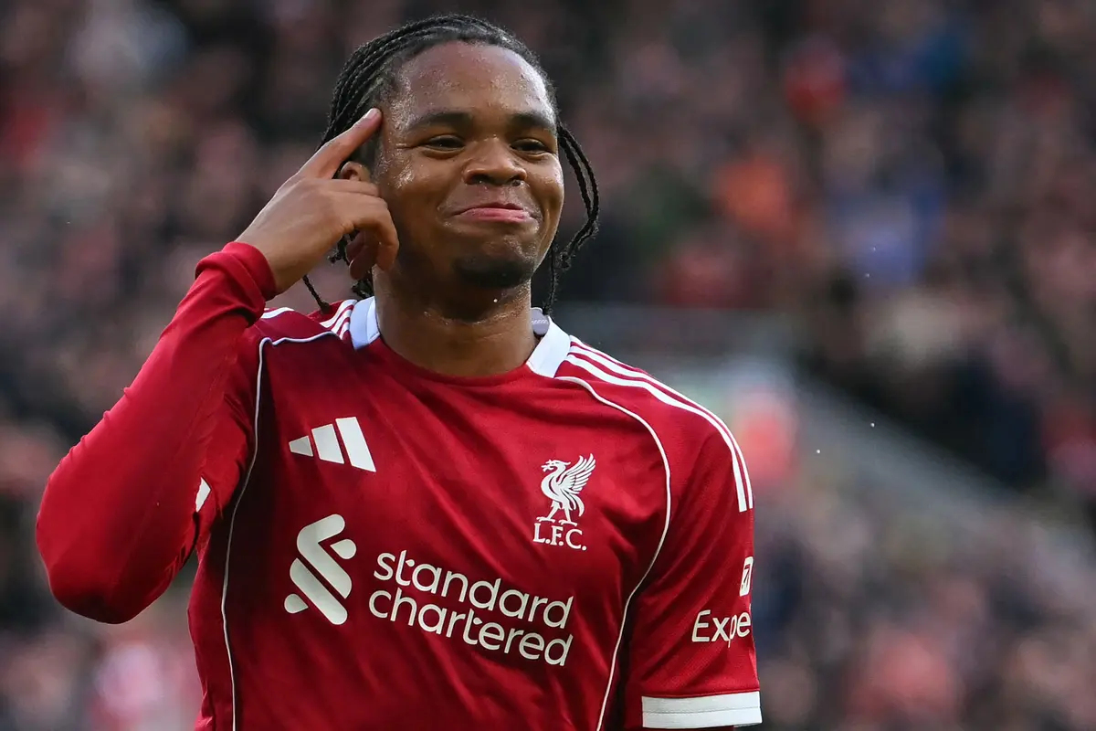 Foto: Aksi Memukau Wonderkid Liverpool, Rio Ngumoha saat The Reds Tumbangkan Fulham di Liga Inggris