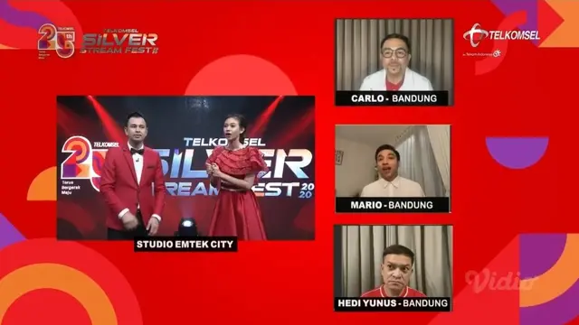 Live Streaming di Dua Channel, Telkomsel Silver Stream Fest 2020 Sukses Hibur Masyarakat Indonesia