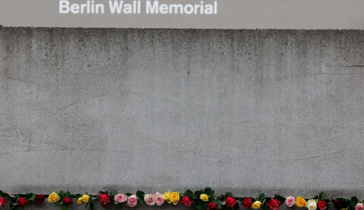Jerman memperingati 34 tahun runtuhnya Tembok Berlin. (Odd ANDERSEN/AFP)