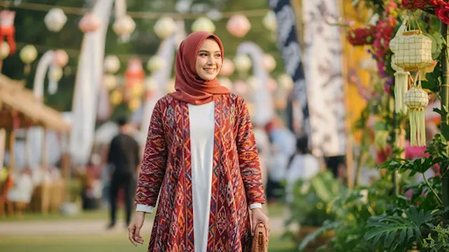 Dress Outer Tenun