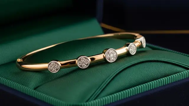 Tips Memilih Gelang Emas 5 Gram agar Tetap Stylish dan Bernilai Jual Tinggi/ Ilustrasi gambar AI