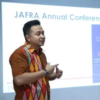 M Adri Rinaldi, Marketing Manager PT Jafra Cosmetics Indonesia. (via: Adrian Putra/Bintang.com)