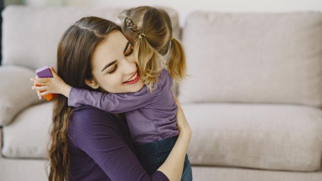 Ilustrasi orang tua dan anak