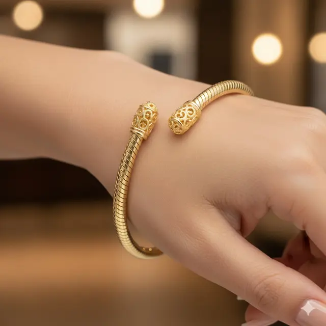 Model Gelang Emas Seri Singapura Tali Ular