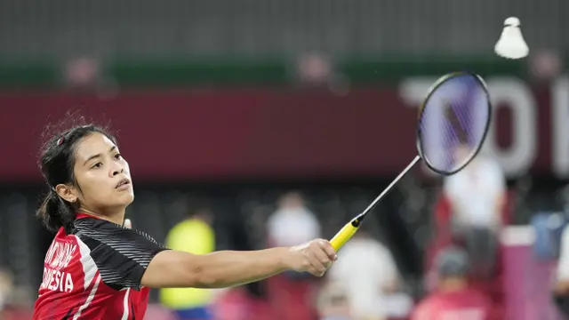 Foto: Gregoria Mariska Tunjung Tumbangkan Wakil Myanmar di Babak Penyisihan Grup M Olimpiade Tokyo 2020