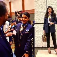 Selain sukses di dunia akting, saat ini Tsania Marwa juga terjun ke dunia politik. Gaya OOTD-nya saat aktif berkegiatan di partai politik besutan Surya Paloh pun mencuri perhatian.  (Instagram/tsaniamarwa54).