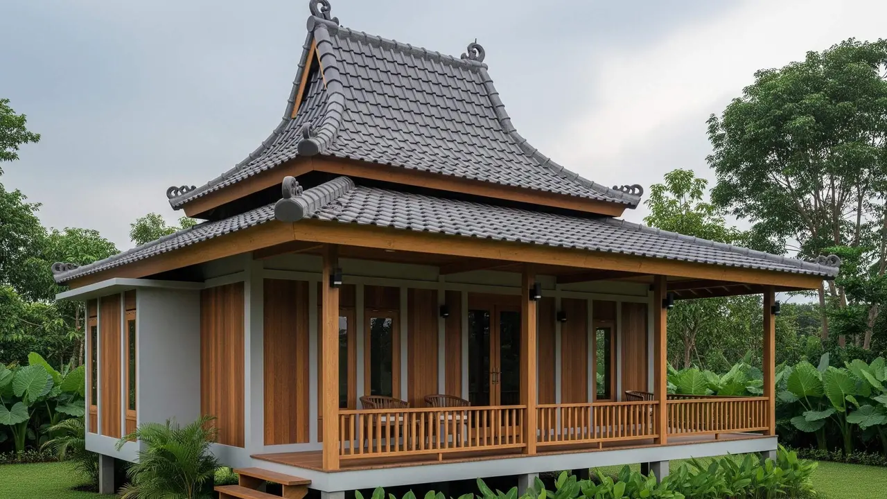 Desain Rumah Limasan Jawa Klasik