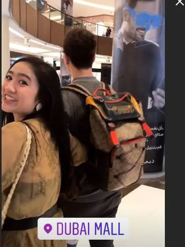 6 Momen Seru Verrell Bramasta dan Febby Rastanty Liburan ke Dubai