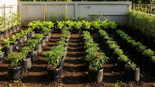 Ide Kebun Sayur Minimalis Belakang Rumah Modal Rp 300 Ribu