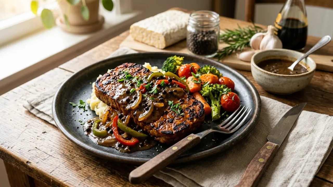 Resep Steak Tempe Saus Lada Hitam ala Restoran yang Mudah Dibuat di Rumah