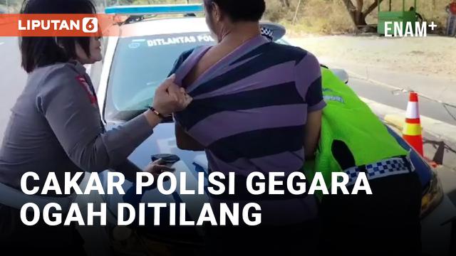 Ogah Ditilang, Pria di Bangkalan Maki dan Cakar Polisi