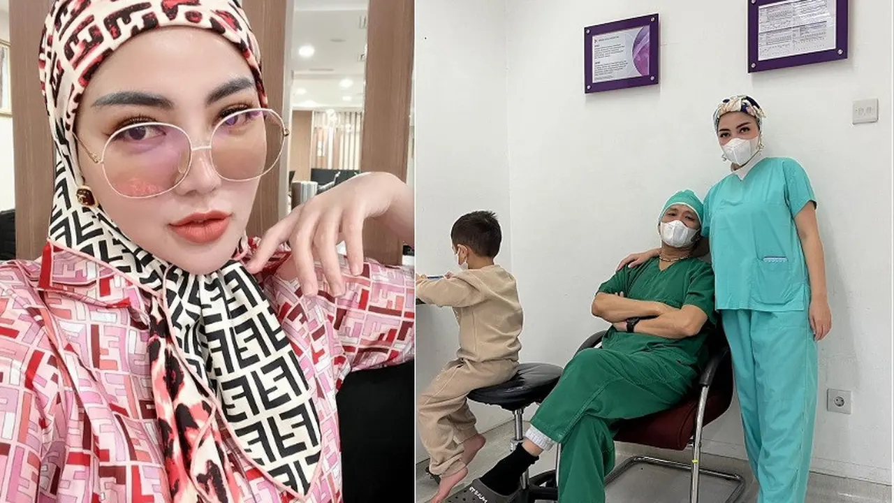 Bella Shofie dampingi Danillo Prince Rigan disunat (Foto: Instagram @bellashofie_rigan )