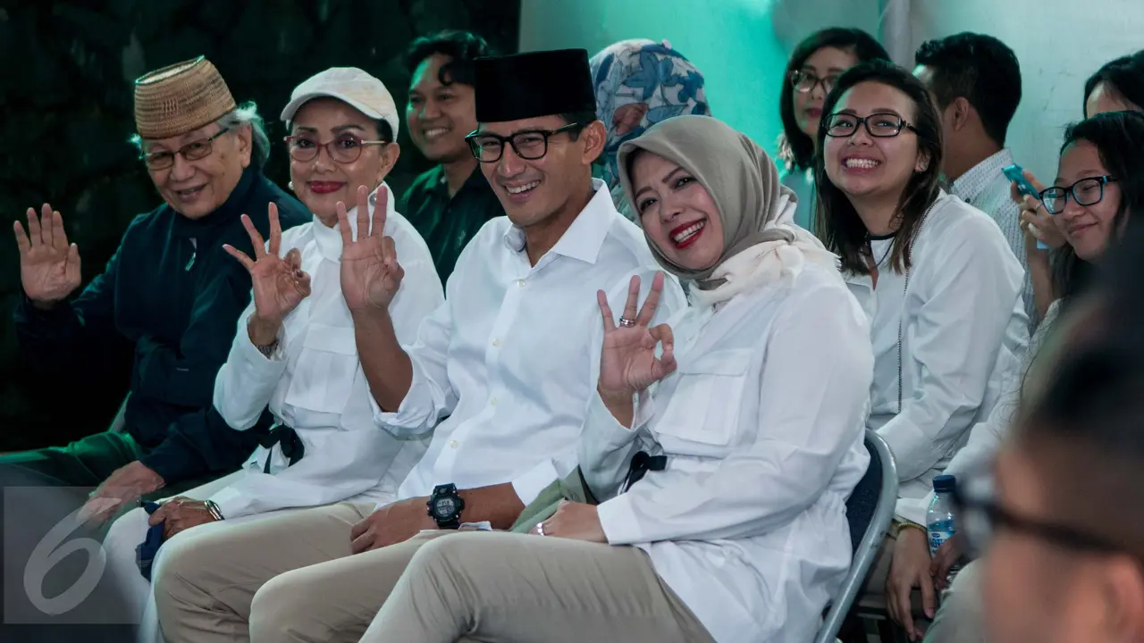 Calon Wakil Gubernur DKI Jakarta Sandiaga Uno