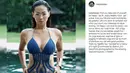 Walaupun sudah berumur 37 tahun, akan tetapi badan Indah Kalalo masih tetap seksi menawan. (instagram.com/indahkalalo)