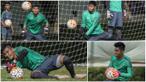 Berikut ini empat kiper muda yang bersaing untuk berebut posisi di Timnas Indonesia U-22. Kurniawan Kartika Ajie menjadi kandidat terdepan. (Bola.com/Vitalis Yogi Trisna)