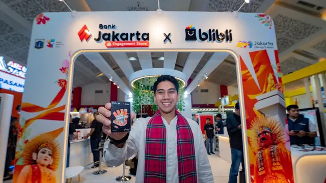 Bank Jakarta di Hall C1 Anjungan Pemprov DKI Jakarta pada Jakarta Fair 2026.