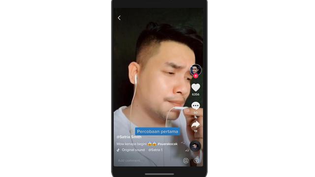 Fitur voice changer TikTok
