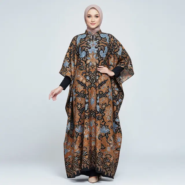 9 Model Dress Batik Bahan Dobby untuk Muslimah, Tampil Anggun dan Nyaman