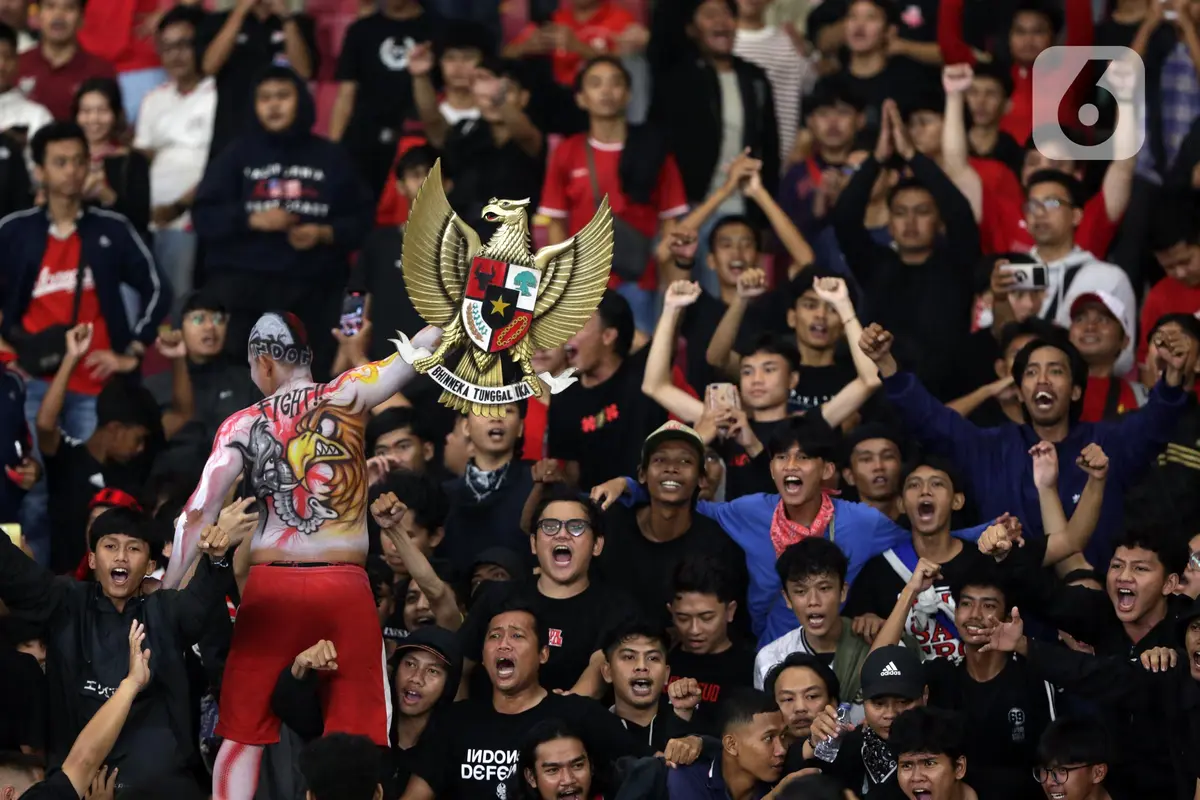 Euforia Pendukung Garuda Muda Rayakan Kemenangan atas Thailand di Semifinal Piala AFF U-23 2025