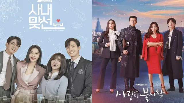 drakor happy ending busness proposal crash landing on you