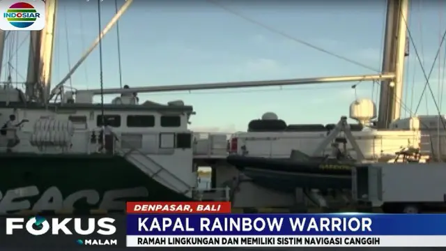 Kapal Rainbow Warrior yang dirakit di Jerman ini mempunyai spesifikasi panjang hampir 80 meter dan lebar 11 meter lebih.