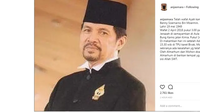 Anjasmara (Foto: Instagram)