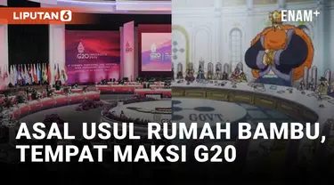 Rumah Bambu, Tempat Makan Siang Para Pemimpin G20