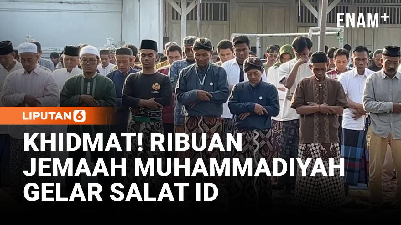 Ribuan Jemaah Muhammadiyah Lebaran di Kauman Yogyakarta